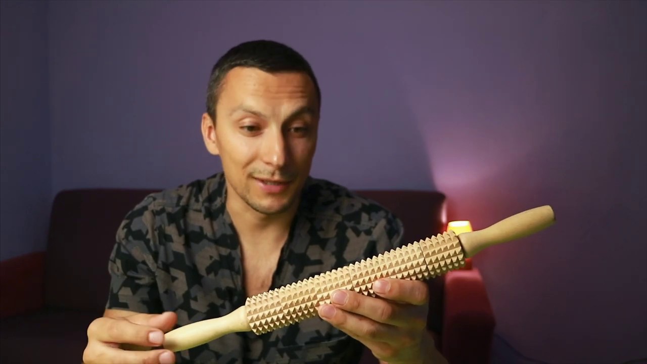 антицеллюлитный массаж скалкой — Антицеллюлитный массаж задней поверхности бедра - СКАЛКОЙ