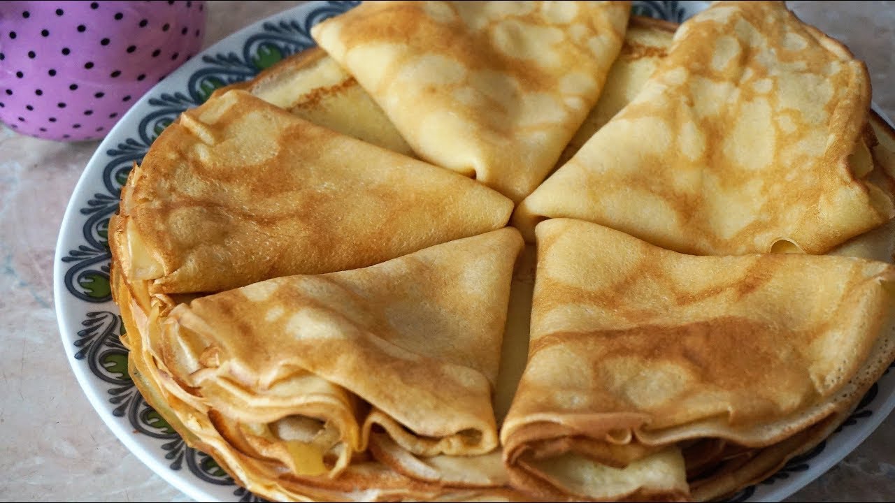 тонкие блинчики на молоке — БЛИНЫ бабушкины, тонкие блинчики на молоке получаются всегда!