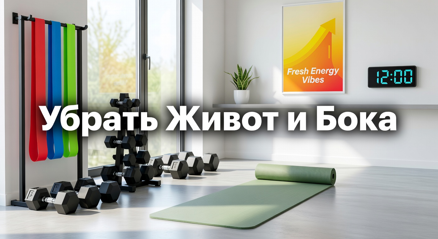 убрать живот и бока — Как убрать ЖИВОТ и БОКА за 12 МИНУТ в день!