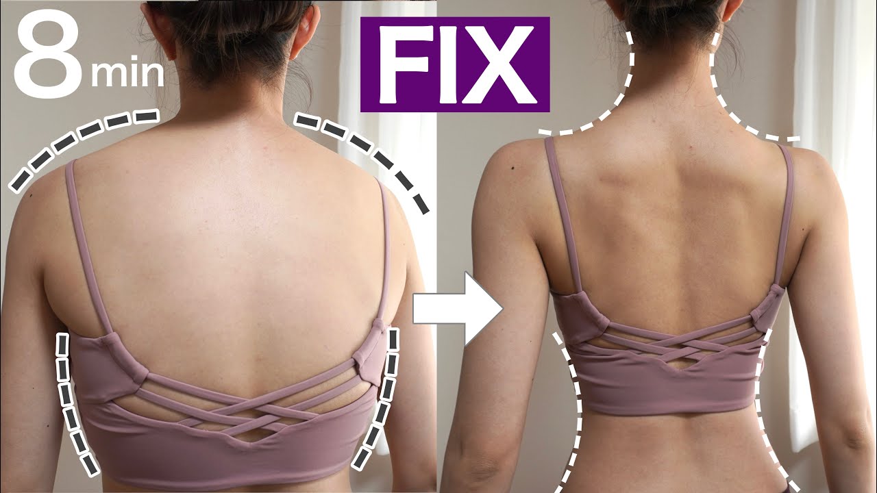 стоячая тренировка спины — 【8分】美しい背中&姿勢をつくる！立ったまま出来る背中トレーニング