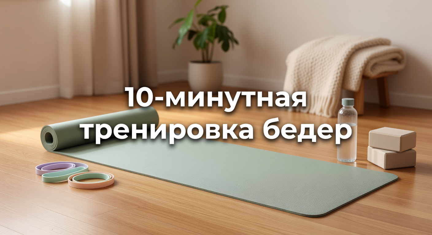 тренировка внутренней поверхности бедра — 10 MIN INNER THIGH - Floor only, Low Impact / chilled, slow & effective I Pamela Reif