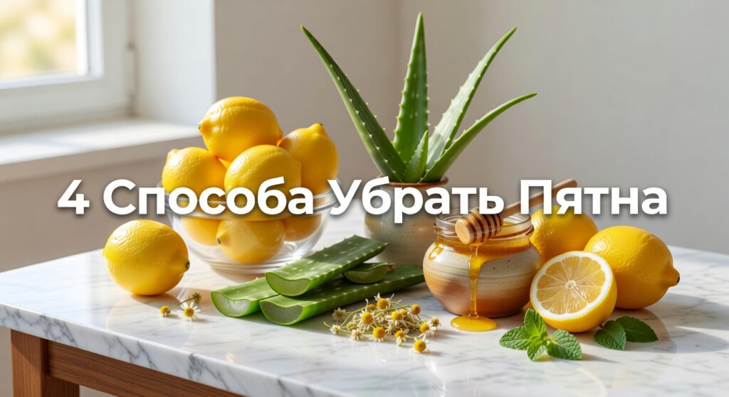 убрать пигментные пятна дома — 4 домашних способа убрать пигментные пятна!