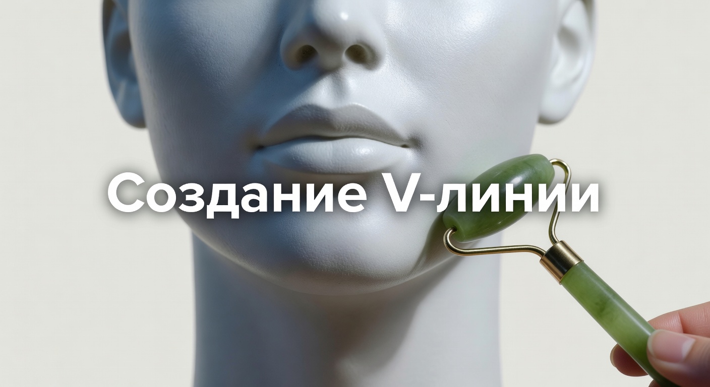 рутина для уменьшения жира на лице — 7-minute routine to reduce facial fat and puffiness ✨ Create a small face and V-line 2