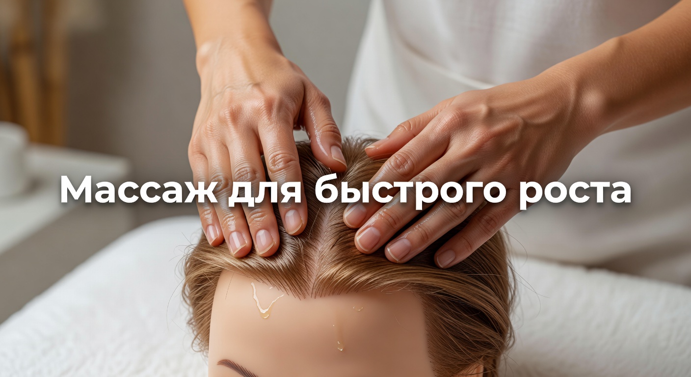 массаж головы для роста волос — Бесплатное средство для роста волос//Как быстро отрастить волосы//Массаж головы 2