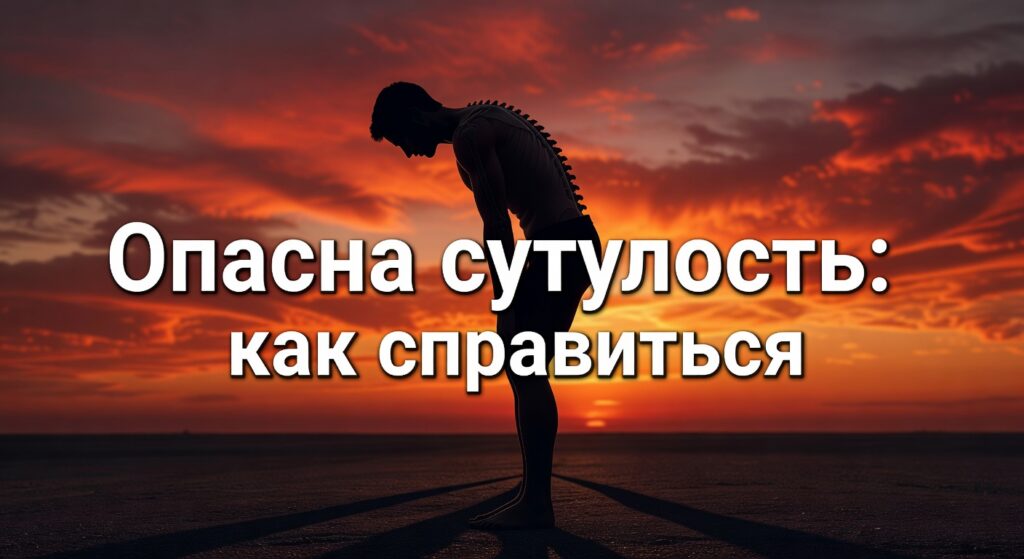 как справиться с сутулостью — Чем опасна сутулость и как с ней справиться? / Доктор Виктор