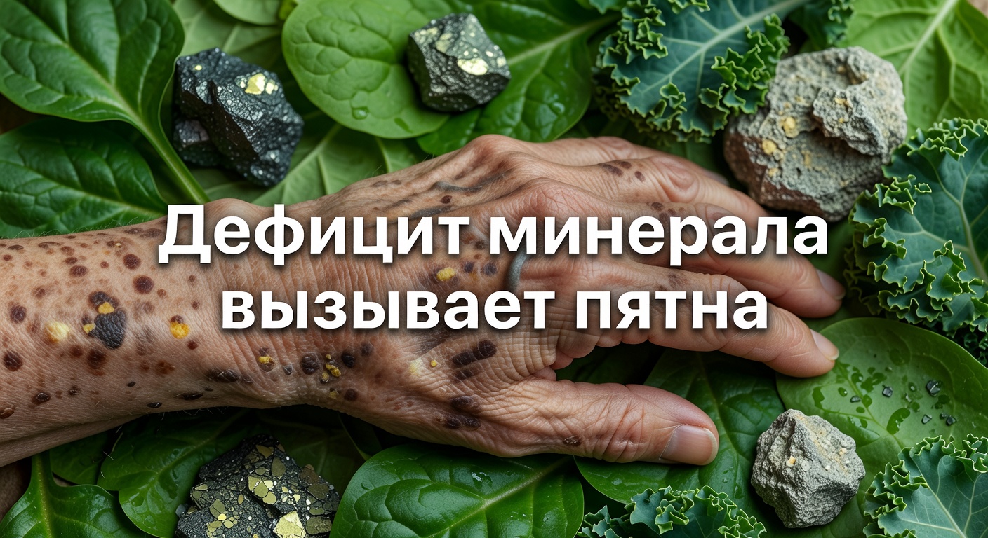 дефицит минерала пигментные пятна — Дефицит ЭТОГО минерала вызывает возрастные пигментные пятна 🧐