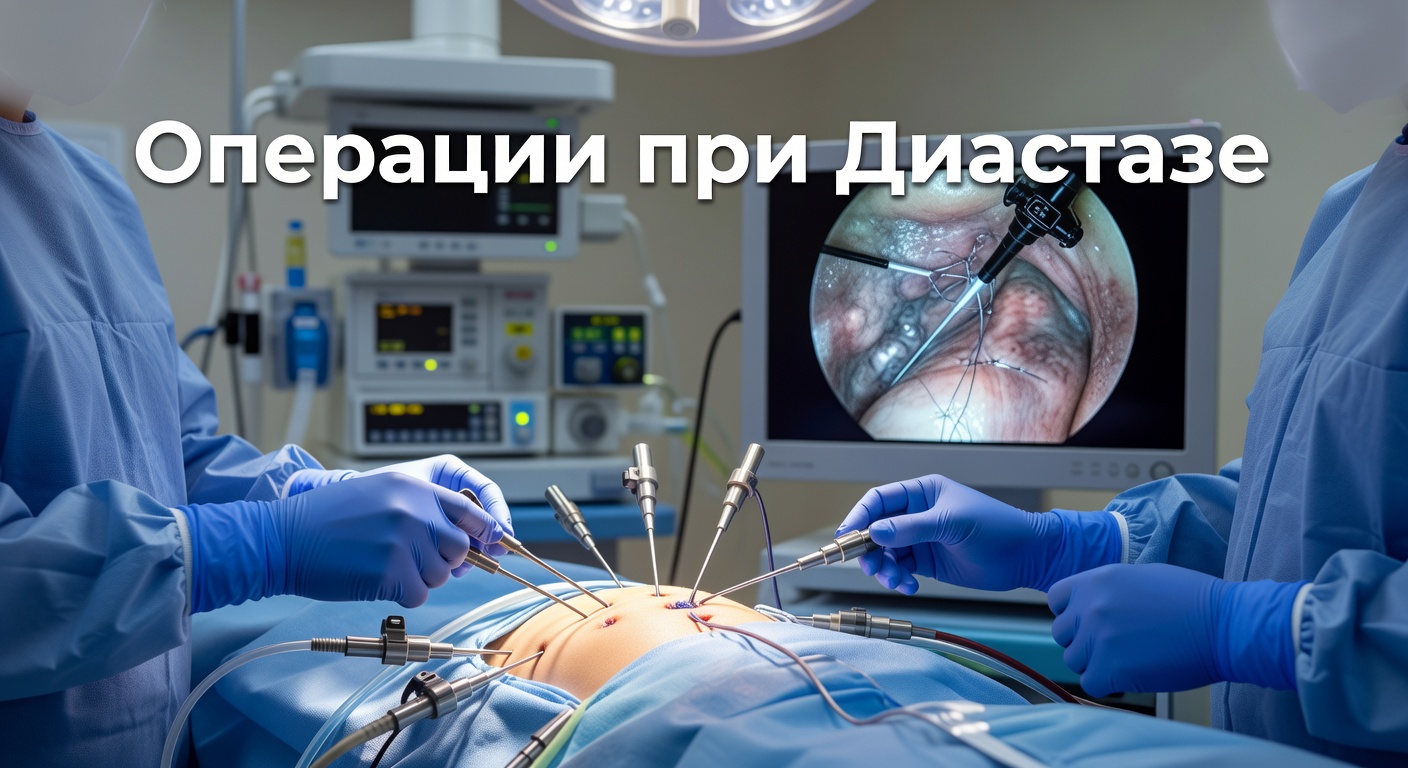 Виды операций при диастазе — Диастаз. Виды операций 2