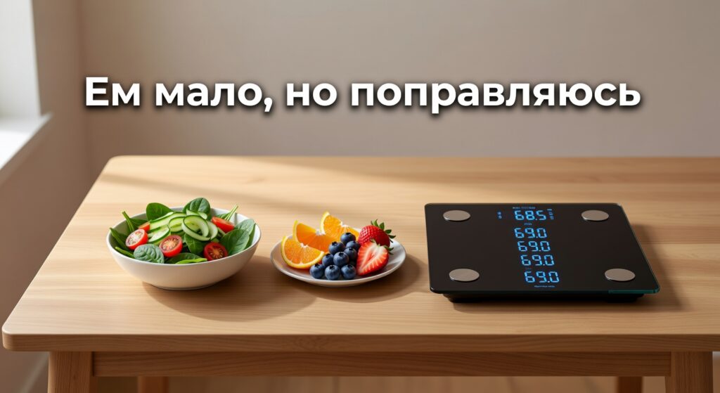 Большой живот при малом питании — Ем мало, но поправляюсь. Часть 2. Большой живот.