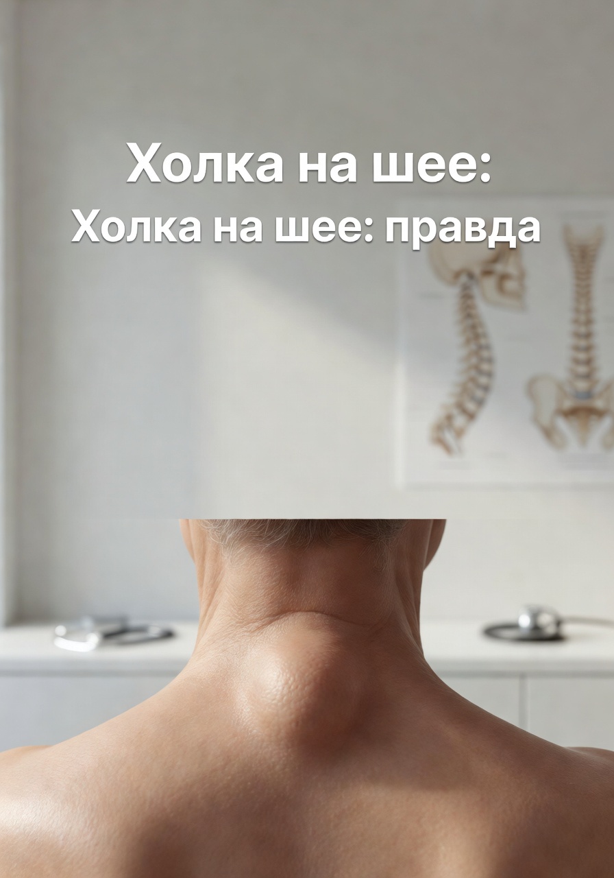 холка на шее — Холка на шее — это не возраст и не лишний вес. Что происходит в теле на самом деле.