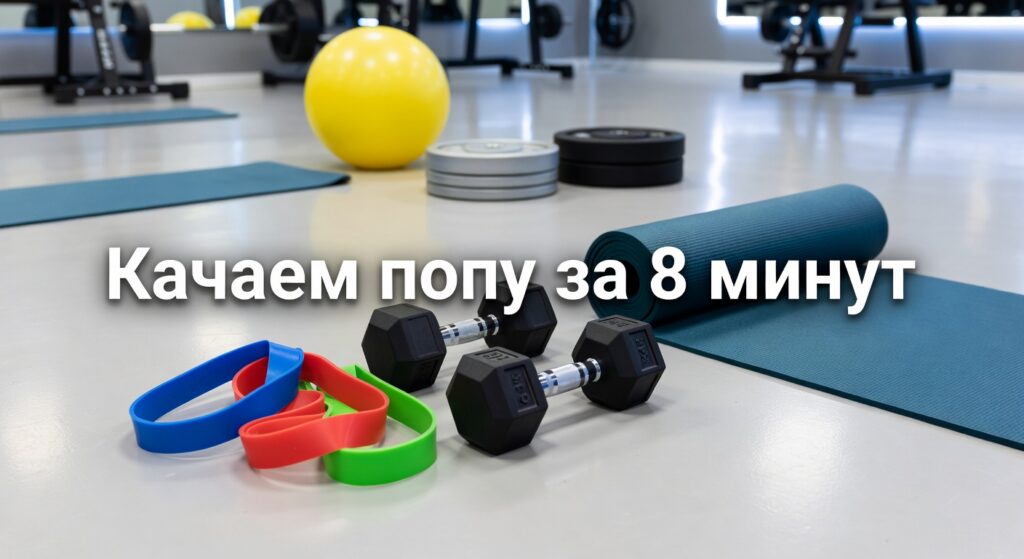 качаем попу за 8 минут — Качаем попу и сжигаем жир за 8 минут | Упругие ягодицы и стройные ноги