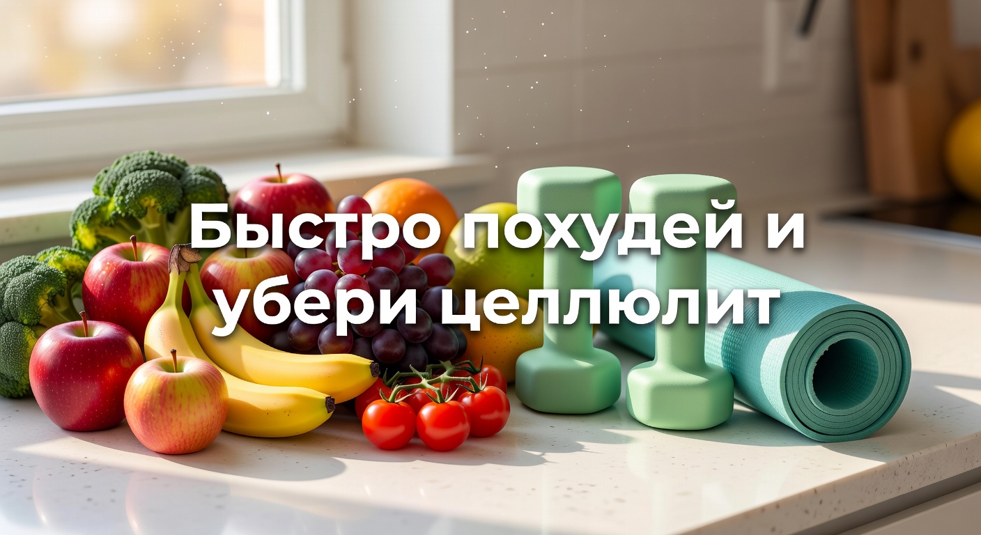 как быстро убрать целлюлит — как быстро похудеть и убрать целлюлит