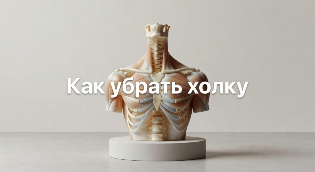 убрать холку на шее — Как навсегда убрать холку на шее. Упражнения для шеи. Сутулость.Вдовий горб