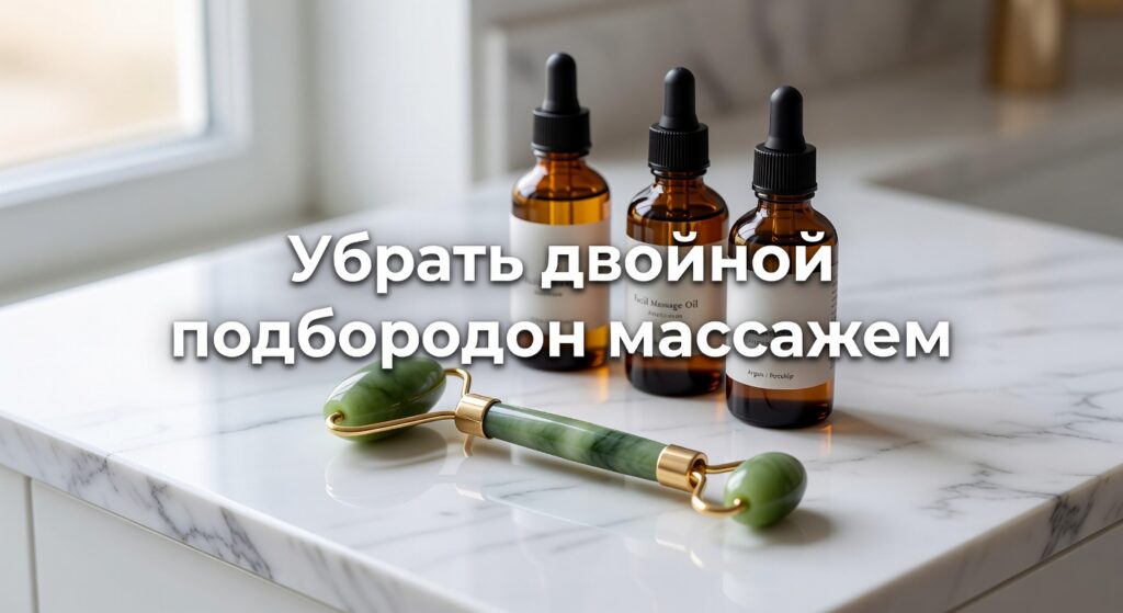 убрать двойной подбородок массажем — Как убрать двойной подбородок с помощью массажа!