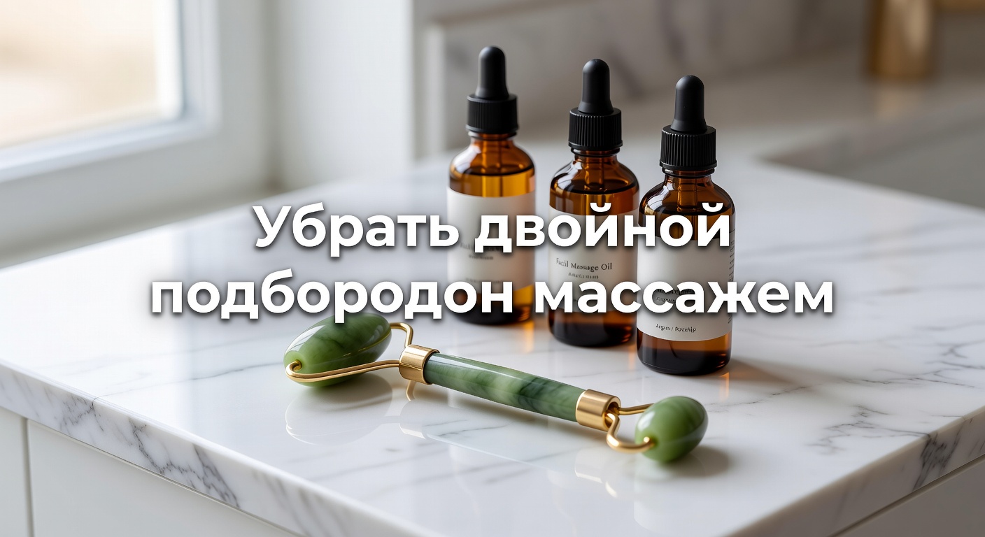 убрать двойной подбородок массажем — Как убрать двойной подбородок с помощью массажа!