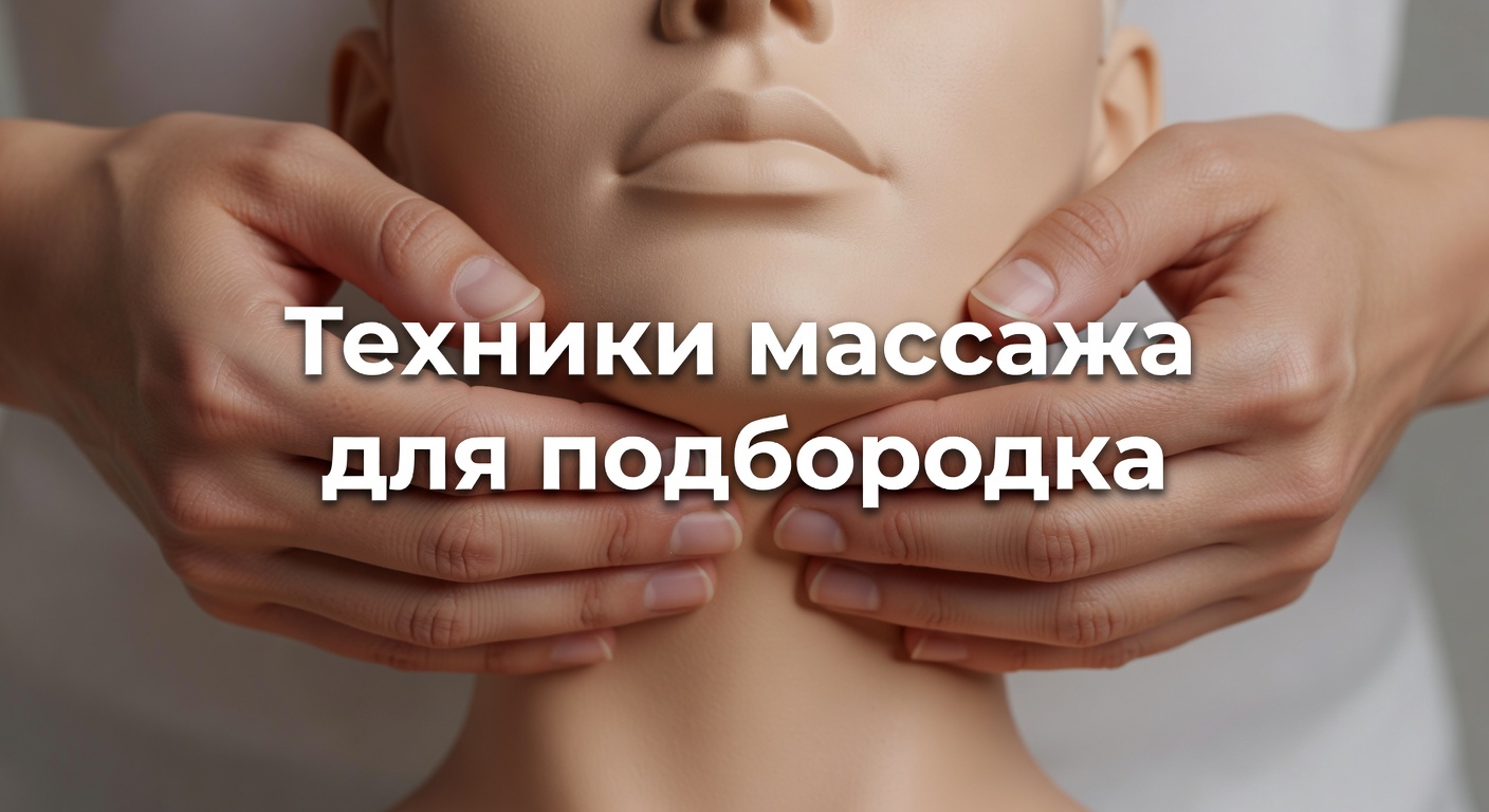 убрать двойной подбородок массажем — Как убрать двойной подбородок с помощью массажа! 2