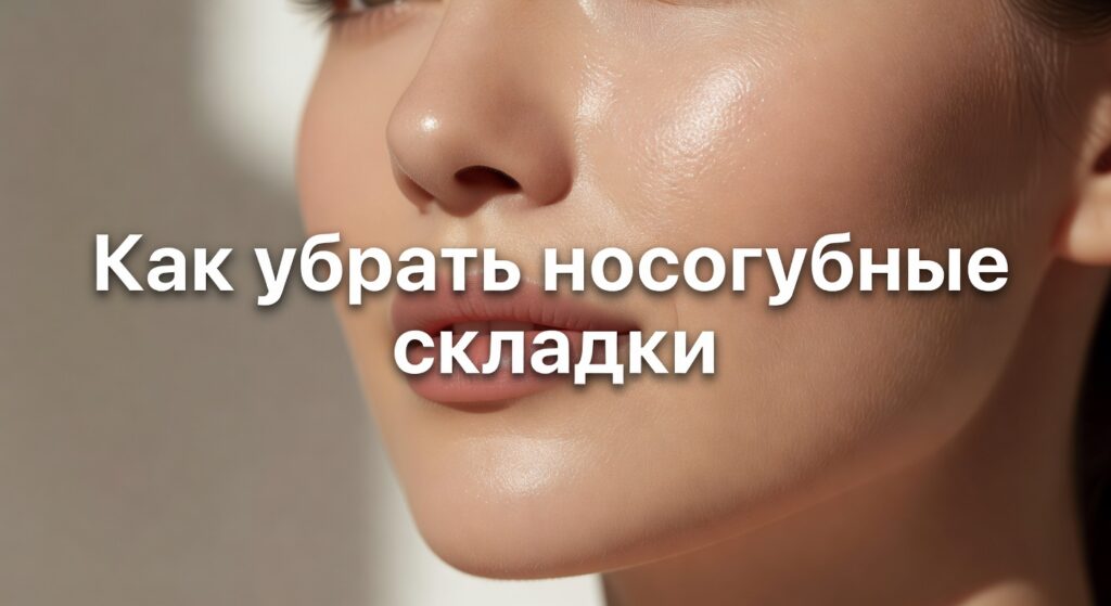 убрать носогубные складки — Как убрать носогубные складки? #носогубка