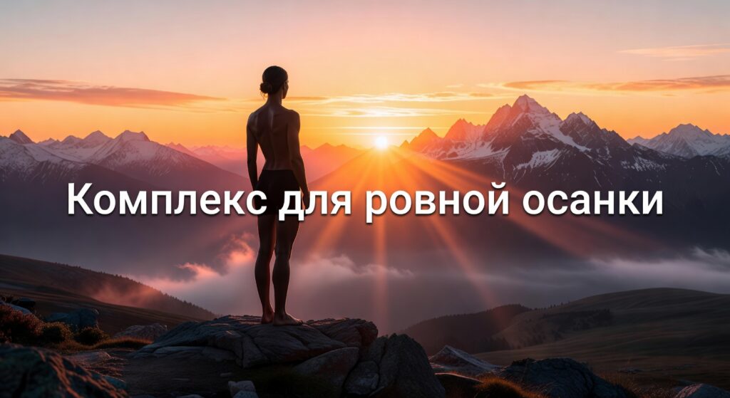 комплекс для ровной осанки — Комплекс для красивой и ровной осанки | Тренировка для спины | 16 минут