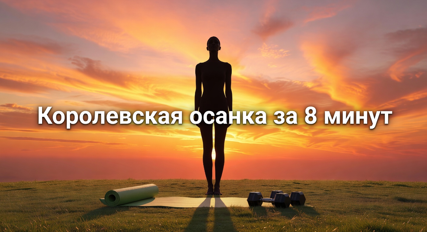 королевская осанка тренировка — КОРОЛЕВСКАЯ ОСАНКА ЗА 8 минут|тренировка для осанки