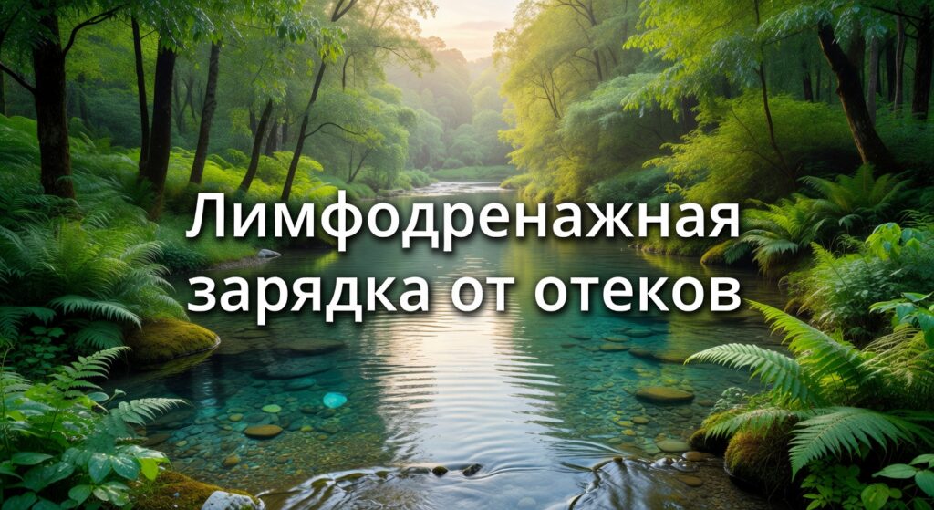 лиmfодренажная зарядка отеков — Лимфодренажная зарядка. Как быстро убрать отеки.