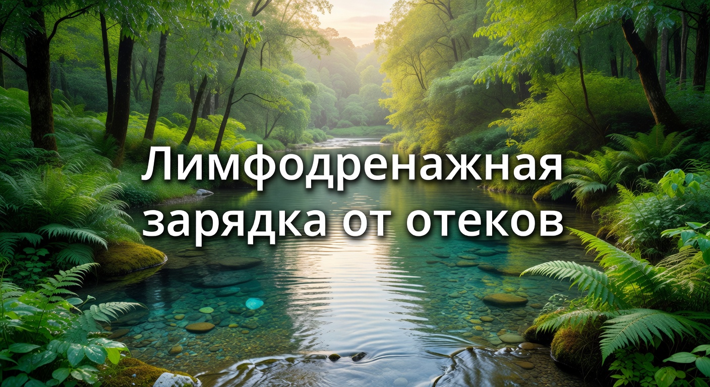 лиmfодренажная зарядка отеков — Лимфодренажная зарядка. Как быстро убрать отеки.
