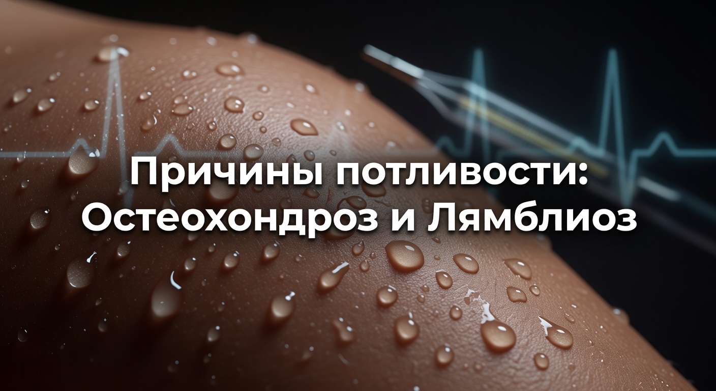 причины потливости остеохондроз — Малоизвестные причины потливости. Остеохондроз и лямблиоз / Доктор Виктор
