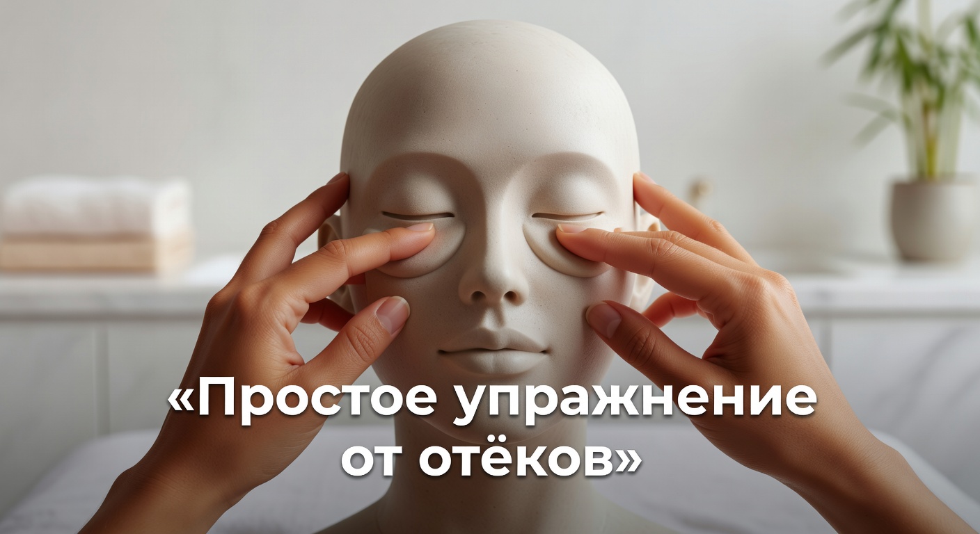 Упражнение от мешков под глазами — Мешки под глазами УЙДУТ МГНОВЕННО! / Простое упражнение от ОТЁКОВ под ГЛАЗАМИ! 2