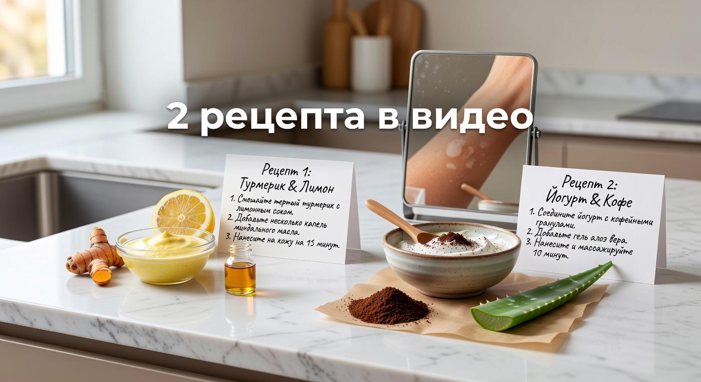 средство от пигментных пятен — Недорогое средство от пигментных пятен! Результат уже после 1 процедуры. 2 рецепта в 1 видео! 2