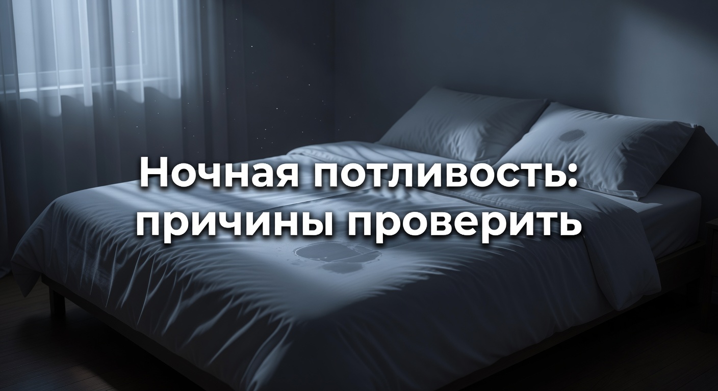причины ночной потливости — Ночная потливость: причины, что проверить. Доктор Лисенкова
