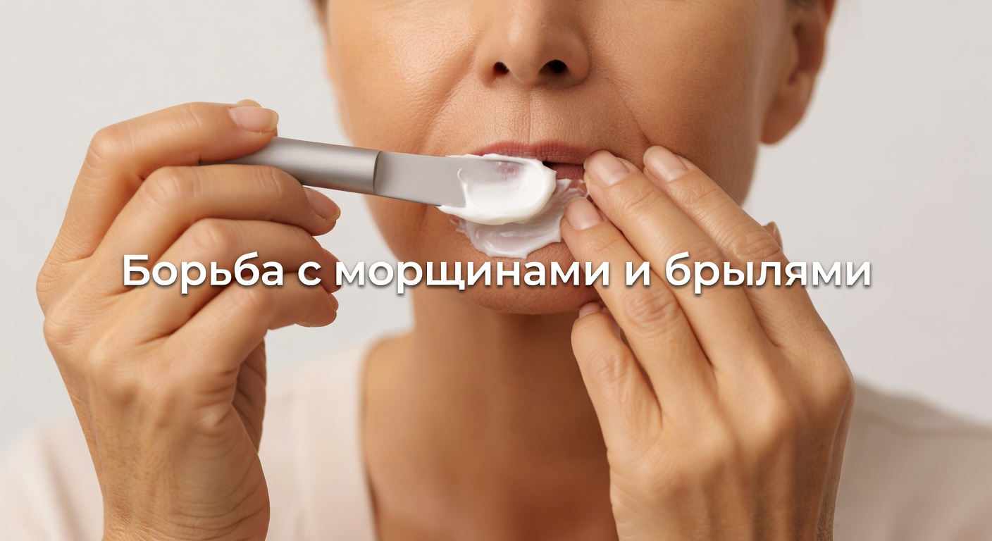 носогубные складки и брыли — Носогубные складки, носослёзные борозды, кисетные морщины и брыли//Как сохранить молодость и красоту 2