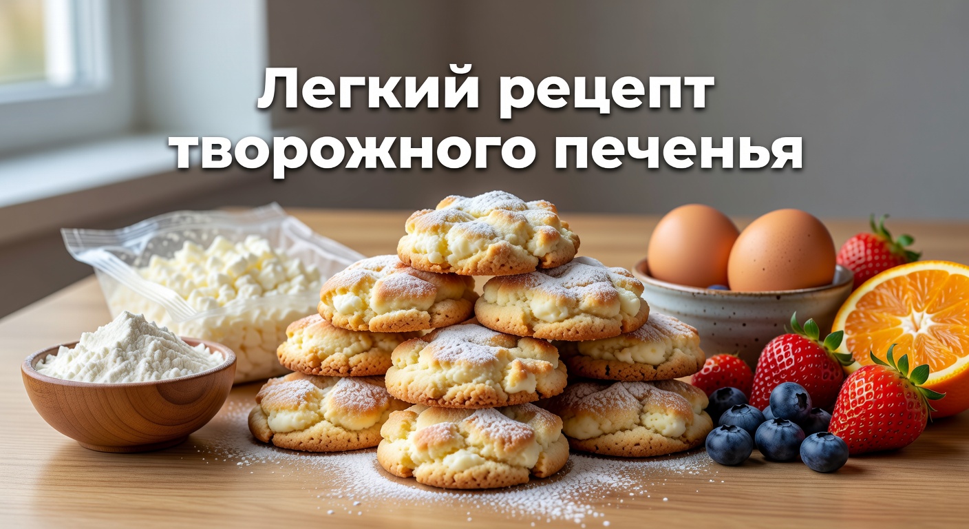 рецепт творожного печенья — ПАЧКА ТВОРОГА И ЦЕЛАЯ ГОРА ВКУСНЯТИНЫ ! Лёгкий Рецепт ТВОРОЖНОГО Печенья!