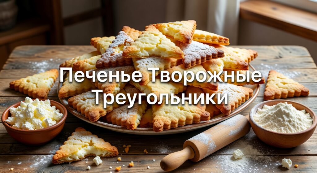 рецепт творожных треугольников — Печенье творожные треугольники! Гусиные лапки.