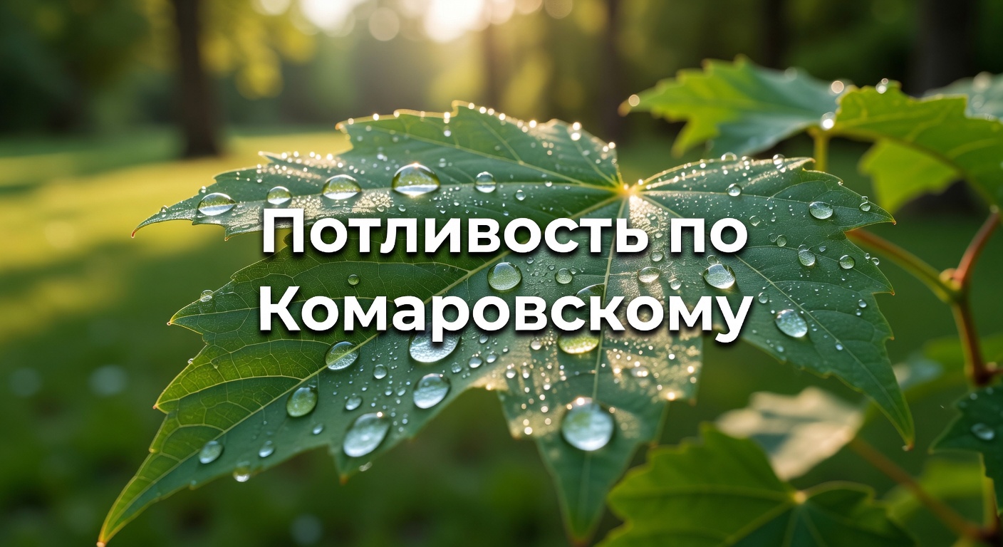 причины потливости у детей — Потливость - Доктор Комаровский