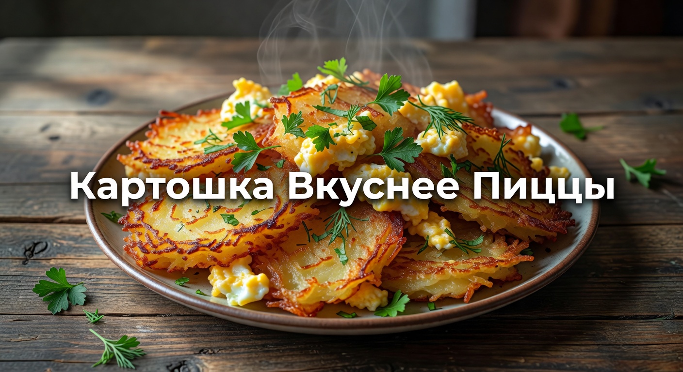 быстрый завтрак из картошки — Просто натрите 2 картошки и добавьте 2 яйца! КАРТОШКА вкуснее, чем пицца! Быстрый завтрак за 5 минут