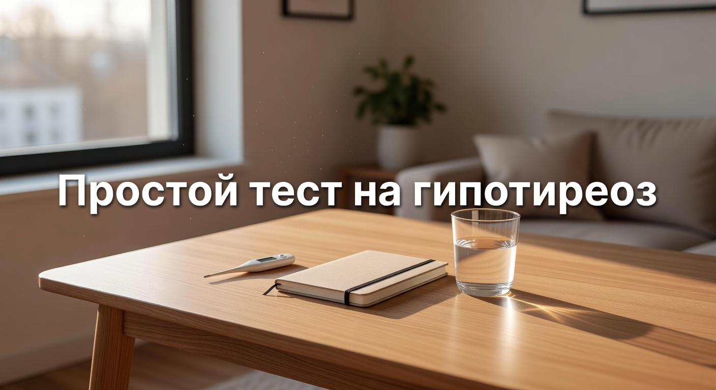 Домашний тест на гипотиреоз — Простой и эффективный тест на гипотиреоз. Сделайте дома🙌