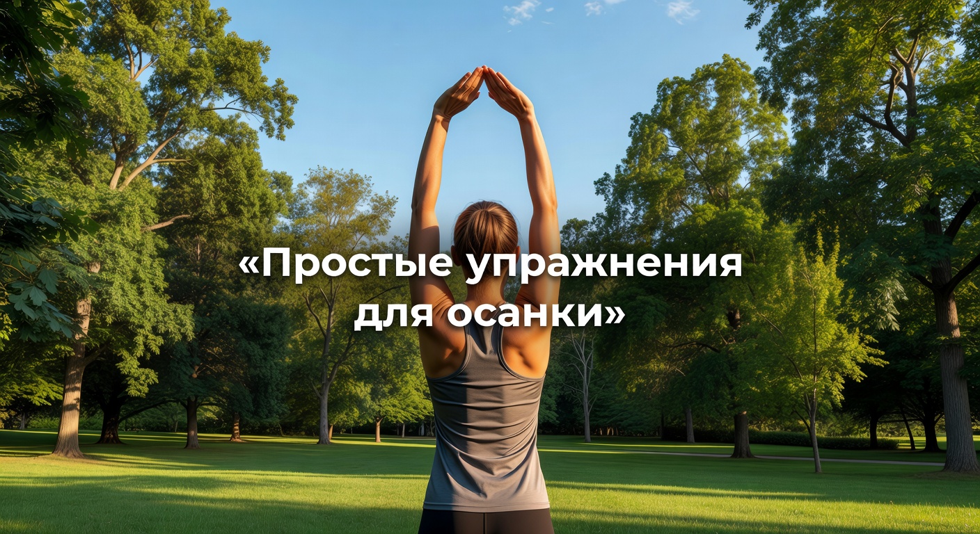 простые упражнения для осанки — Простые упражнения на каждый день для исправления осанки 👌