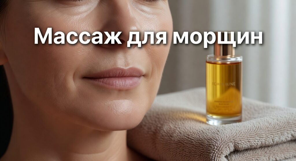 массаж носогубных складок — Rub Here with Oil, the Nasolabial Folds and Mouth Wrinkles will Disappear