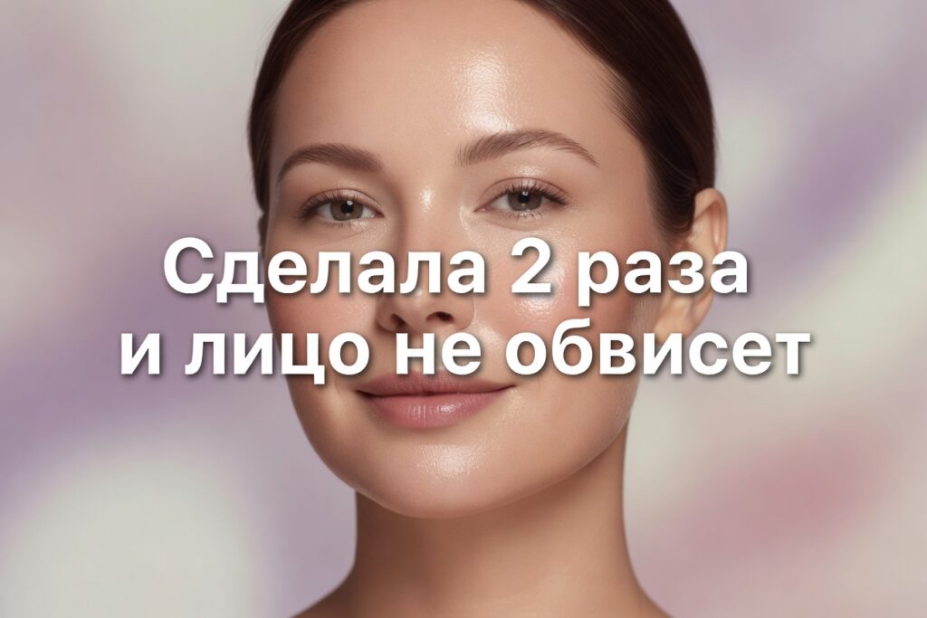 техники против обвисания лица — Сделала 2 раза и лицо больше не ОБВИСАЕТ !