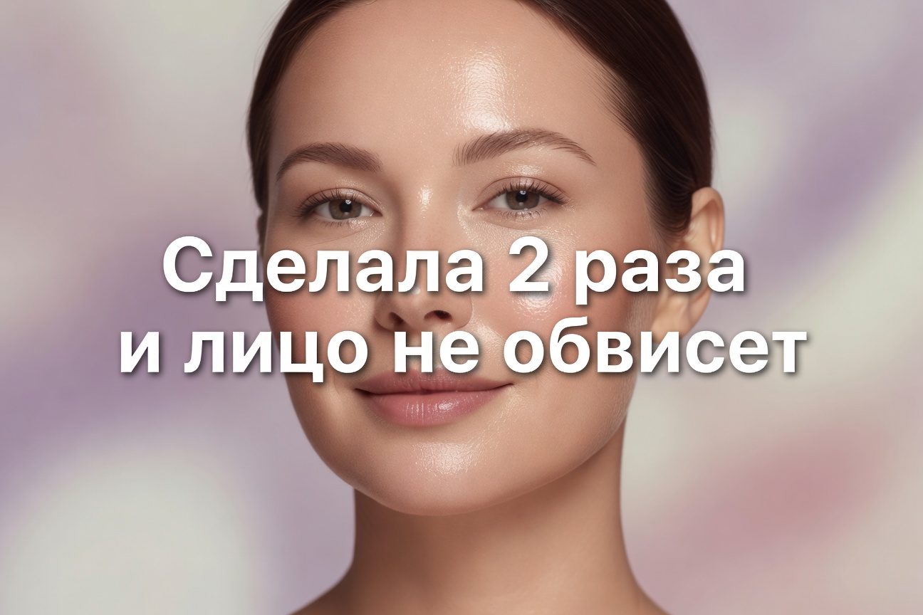 техники против обвисания лица — Сделала 2 раза и лицо больше не ОБВИСАЕТ !