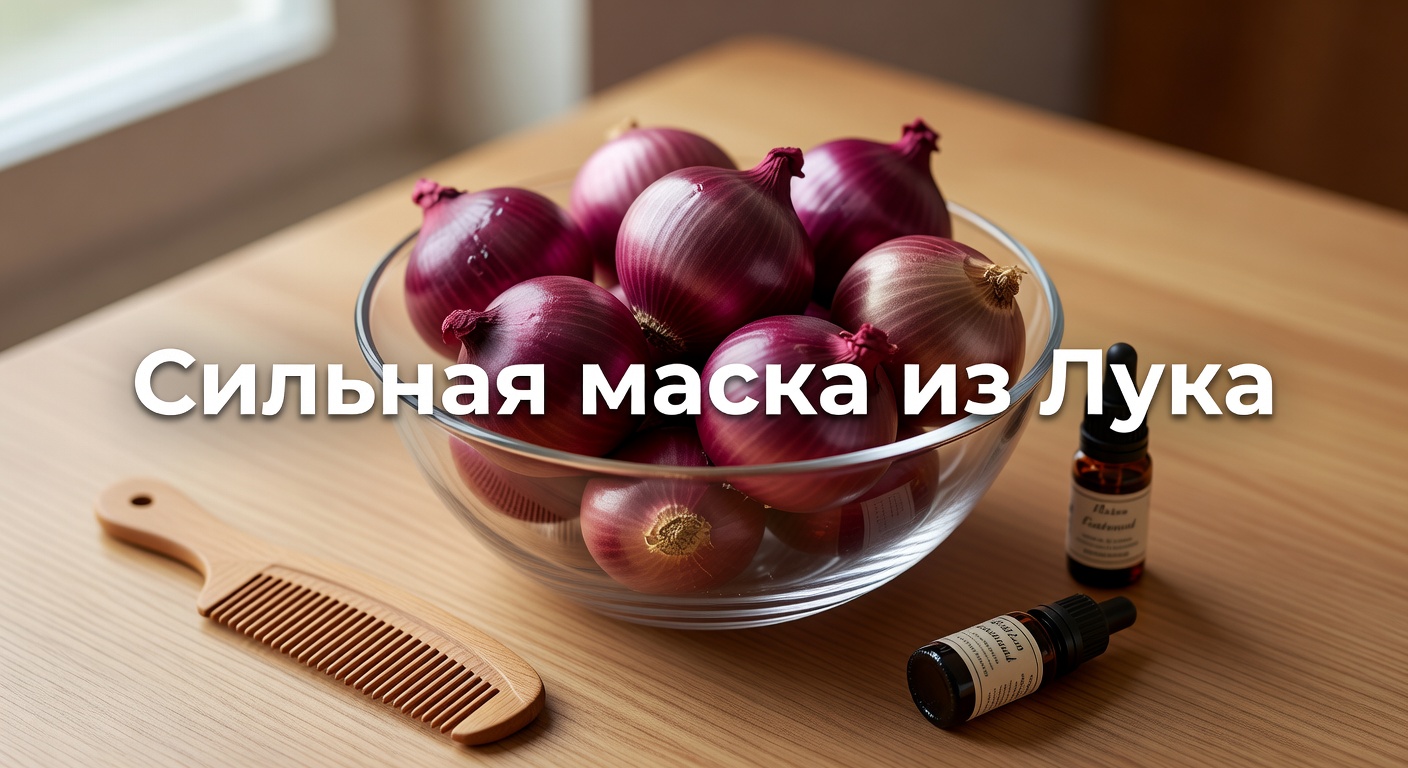 Луковая маска от выпадения — СИЛЬНАЯ Маска из ЛУКА.При СИЛЬНОМ выпадении ВОЛОС!!!
