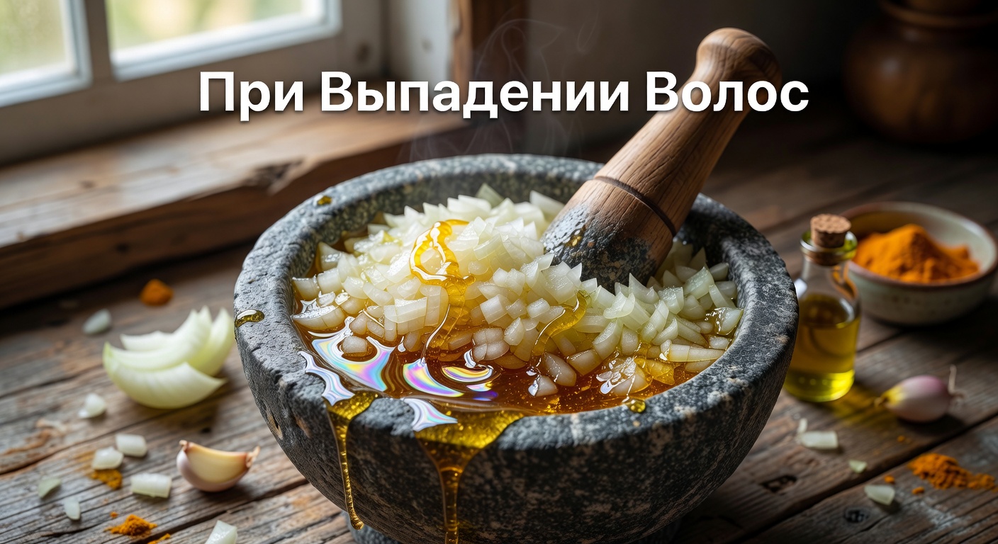 Луковая маска от выпадения — СИЛЬНАЯ Маска из ЛУКА.При СИЛЬНОМ выпадении ВОЛОС!!! 2