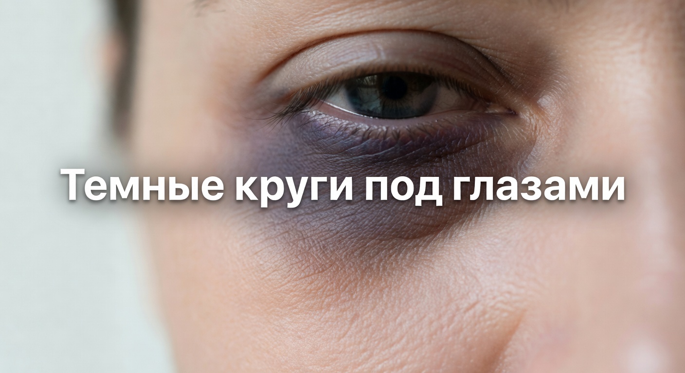 Темные круги под глазами — Темные круги под глазами: как избавиться? Почему появляются синяки под глазами? 📣