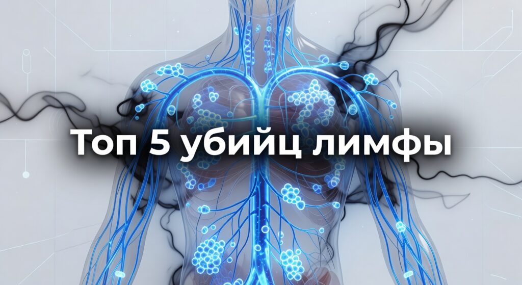 Топ 5 убийц лимфы — ТОП 5 убийц вашей ЛИМФЫ. Как быстро распознать проблемы с лимфой?