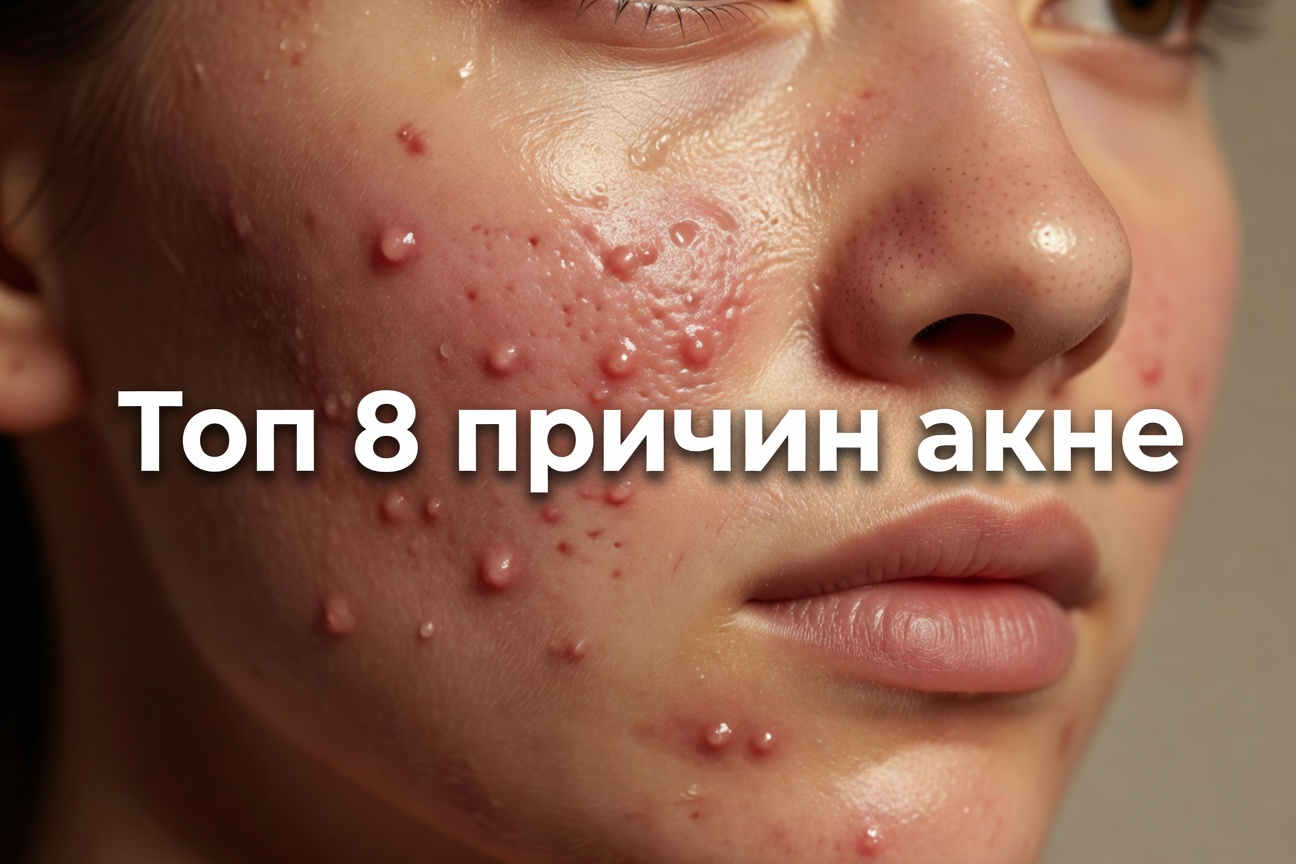причины акне на лице — ТОП 8 причин АКНЕ на лице