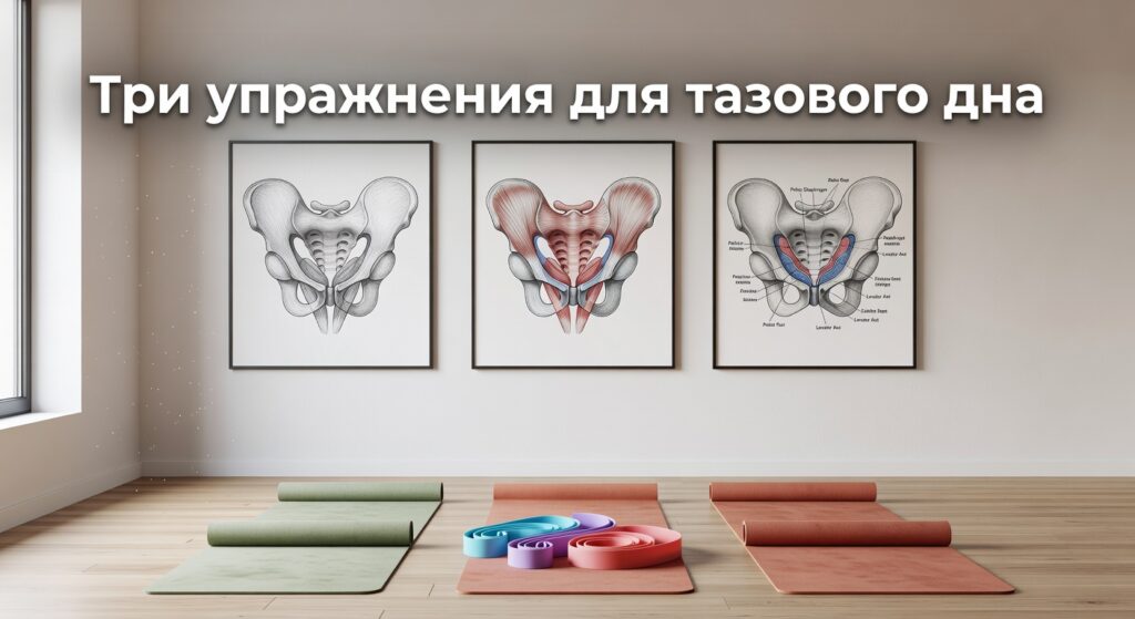 упражнения для мышц тазового дна — Три основных упражнения для мышц тазового дна.  Врач акушер-гинеколог Екатерина Волкова.