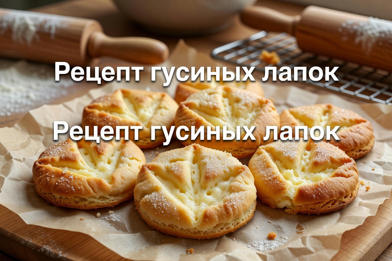 творожное печенье Гусиные лапки — Творожное печенье "Гусиные лапки" 2