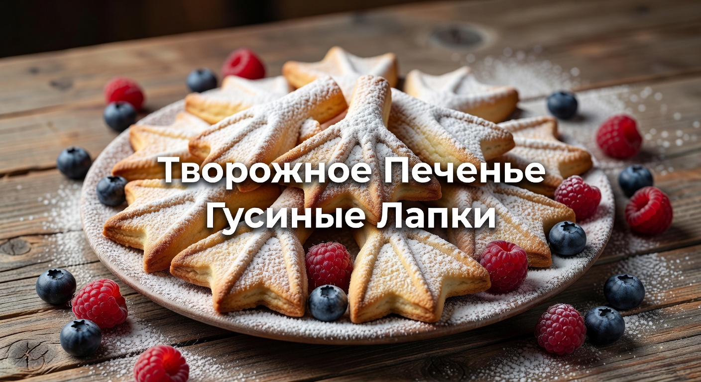 творожное печенье гусиные лапки — Творожное Печенье "Гусиные Лапки", как же то вкусно!