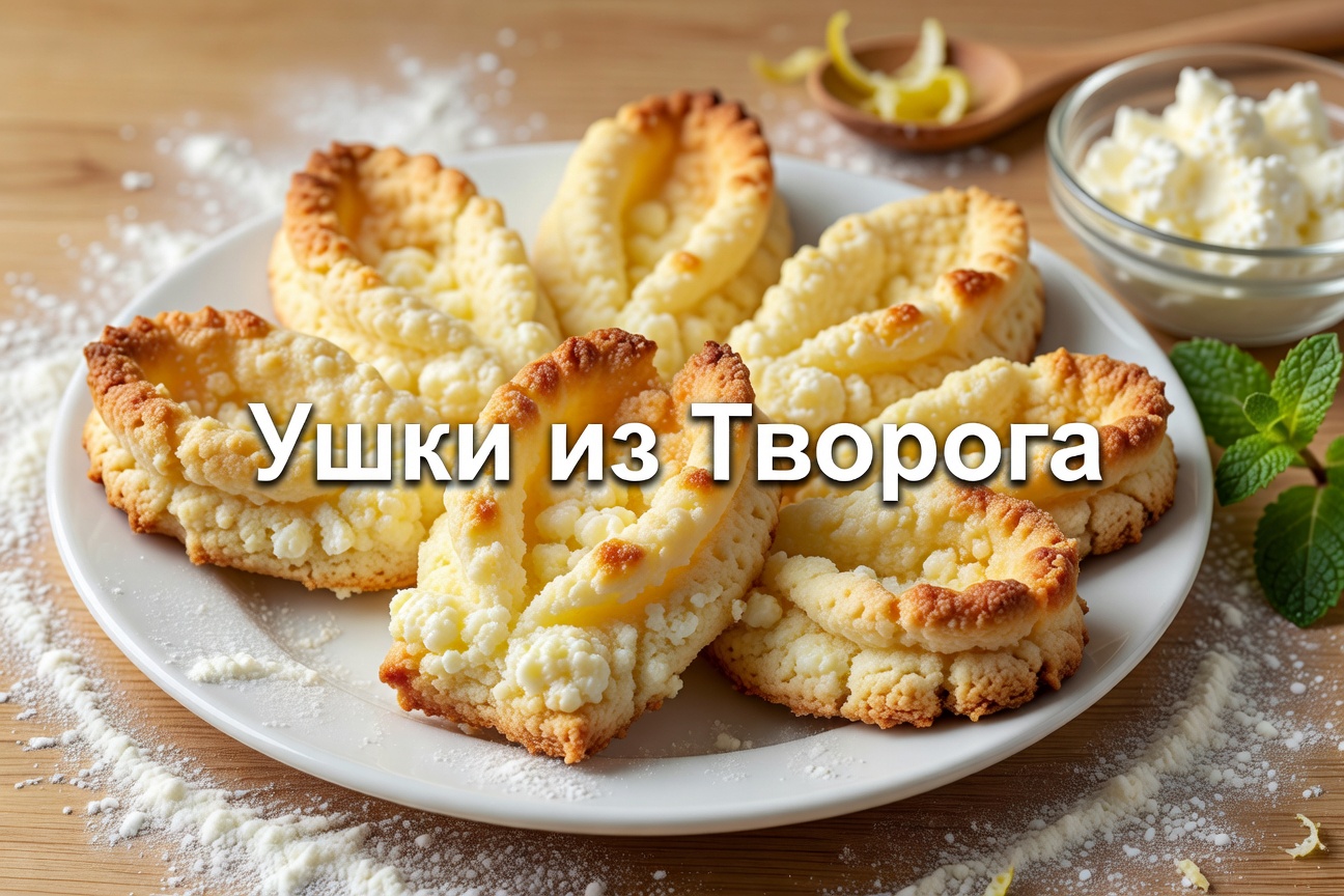 творожное печенье ушки — Творожное ПЕЧЕНЬЕ из детства ☆ Ушки/Косынка 2