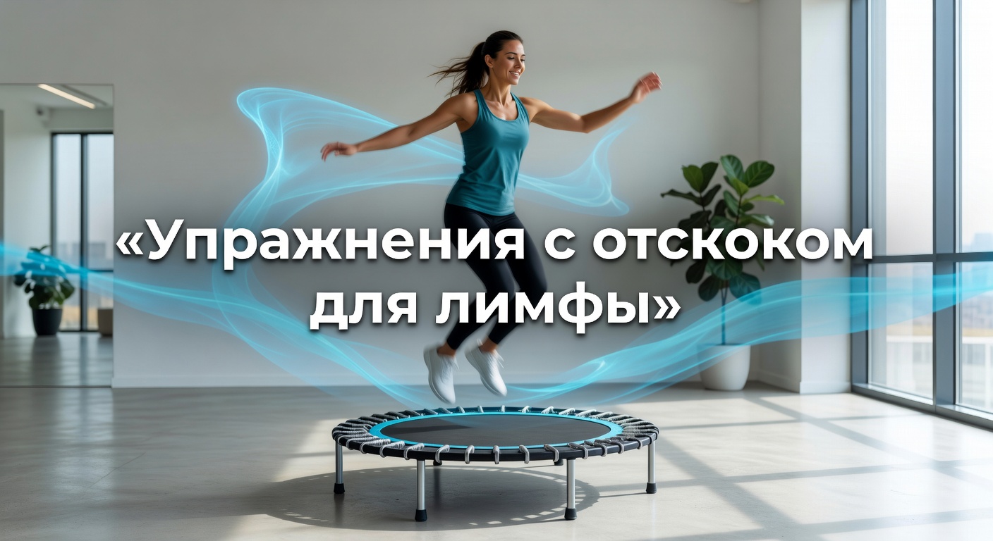 упражнения с отскоком для лимфы — Упражнения с отскоком – польза для лимфатической системы.