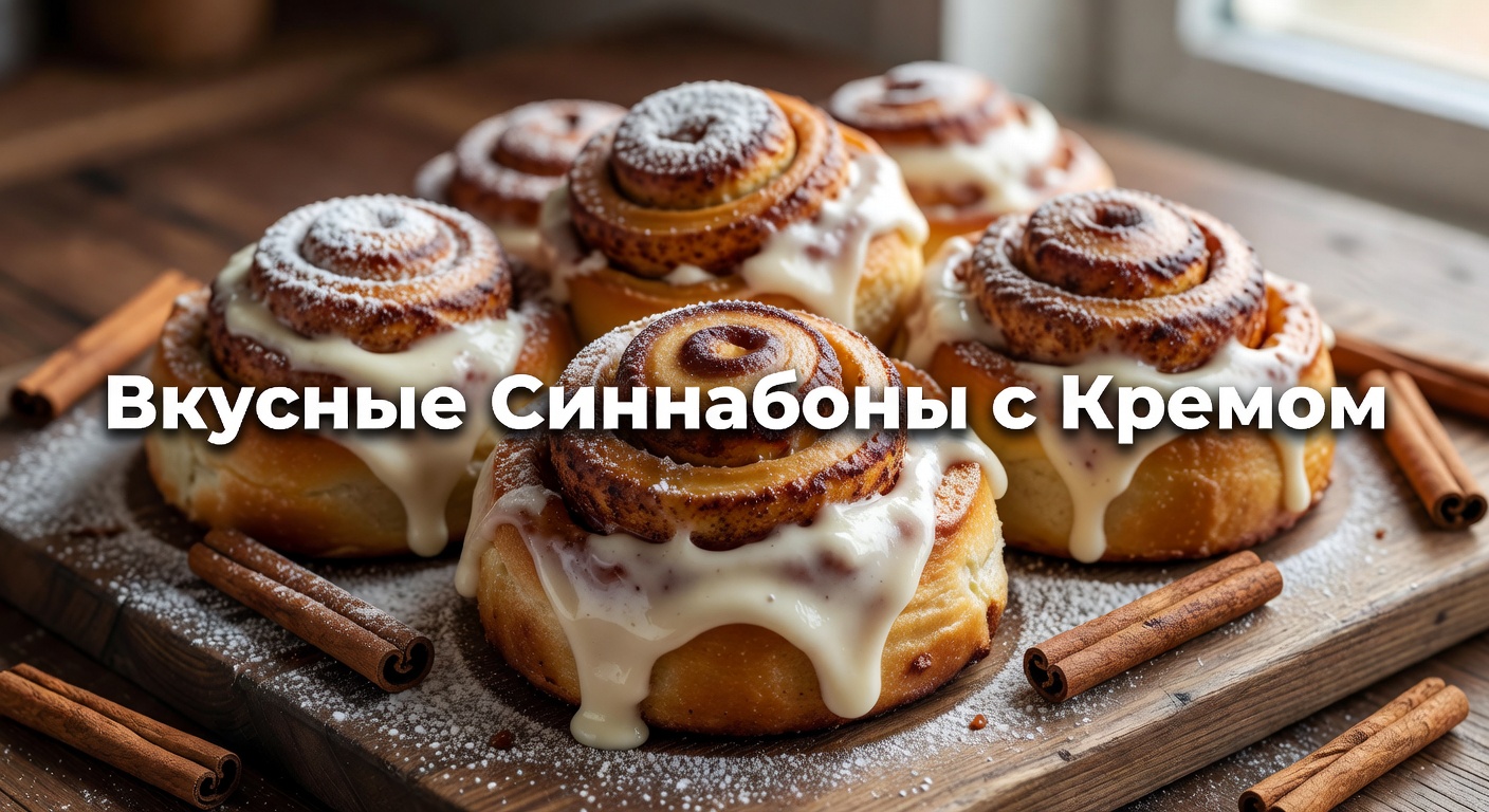 Вкусные синнабоны с кремом — ВКУСНЕЙШИЕ СИННАБОНЫ С НЕЖНЕЙШИМ КРЕМОМ/ Тающие БУЛОЧКИ с корицей. ПОШАГОВЫЙ рецепт от Лизы Глинской