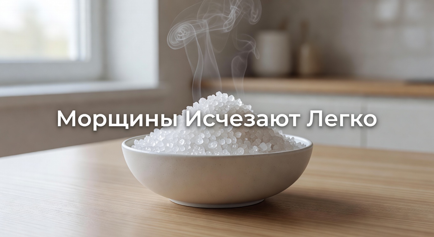 маска с солью от морщин — ВСЕ МОРЩИНЫ ИСЧЕЗЛИ на глазах СОЛЬ СТИРАЕТ МОРЩИНЫ без ботокса даже в 70 лет ! 2